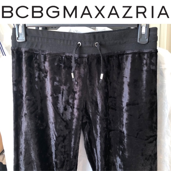 🆕 Hooded Velour Studded Sweat Suit BCBG MAX AZRIA - Picture 5 of 15
